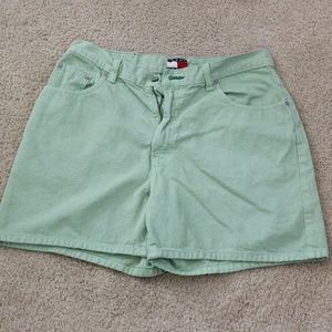 Womens Tommy Hilfiger Green Shorts Size 12